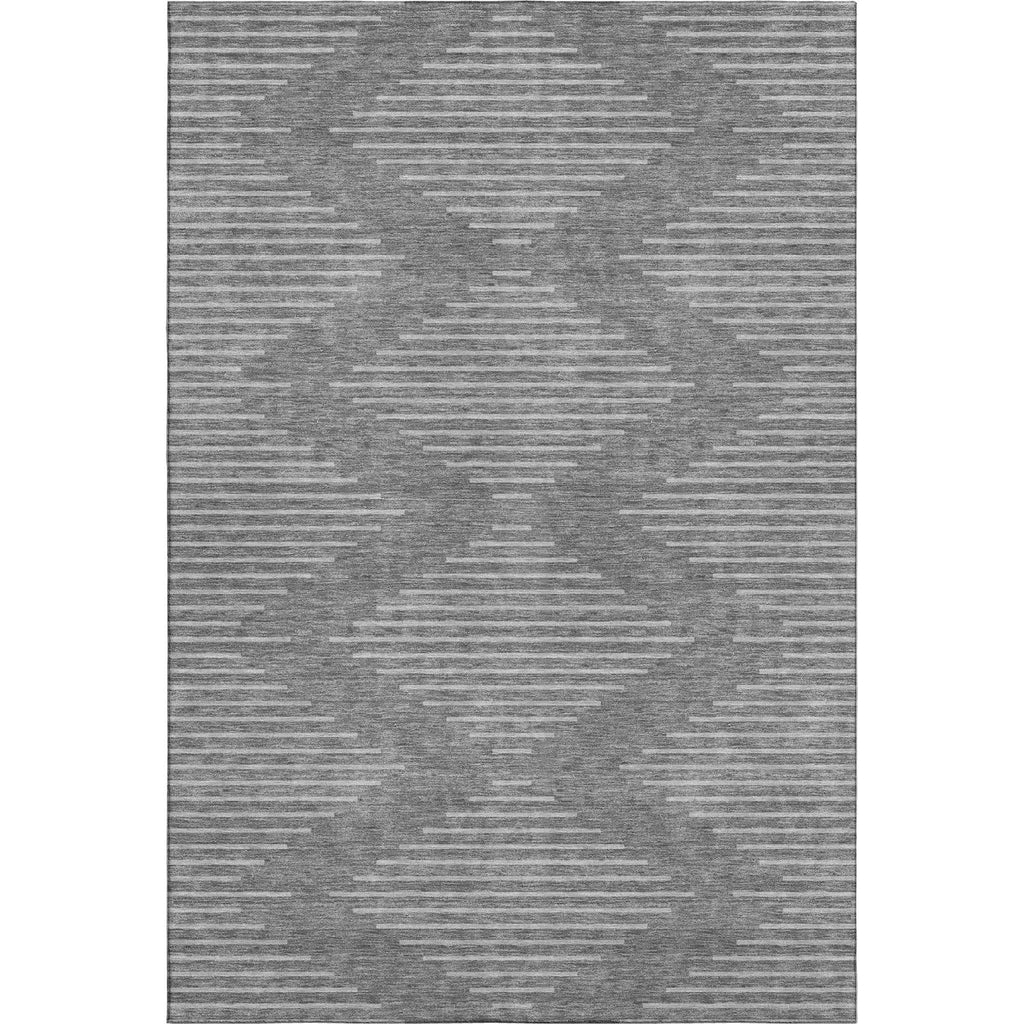Piper Looms Mayfield Geometric AMF1016 Charcoal Machine Washable Area Rug main image