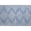 Piper Looms Mayfield Geometric AMF1016 Denim Machine Washable Area Rug Scatter Main Image