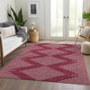 Piper Looms Mayfield Geometric AMF1016 Garnet Machine Washable Area Rug Lifestyle Image Feature