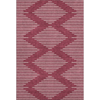 Piper Looms Mayfield Geometric AMF1016 Garnet Machine Washable Area Rug main image