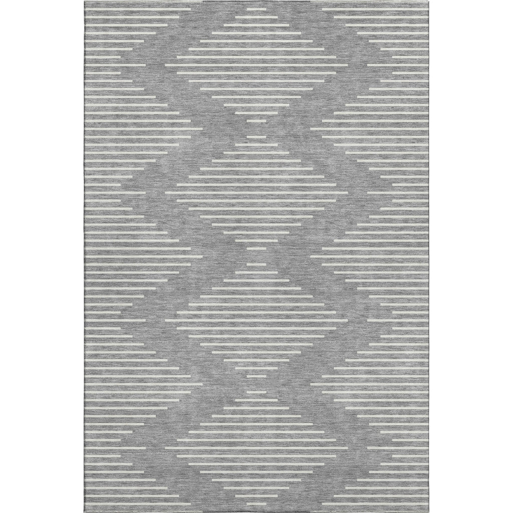 Piper Looms Mayfield Geometric AMF1016 Gray Machine Washable Area Rug main image