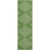 Piper Looms Mayfield Geometric AMF1016 Green Machine Washable Area Rug Runner Main Image