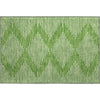 Piper Looms Mayfield Geometric AMF1016 Green Machine Washable Area Rug Scatter Main Image