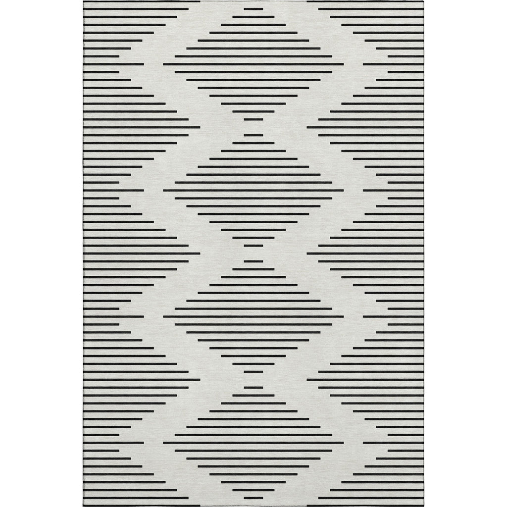 Piper Looms Mayfield Geometric AMF1016 Ivory Machine Washable Area Rug main image