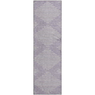 Piper Looms Mayfield Geometric AMF1016 Lavender Machine Washable Area Rug Runner Main Image