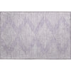 Piper Looms Mayfield Geometric AMF1016 Lavender Machine Washable Area Rug Scatter Main Image