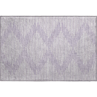 Piper Looms Mayfield Geometric AMF1016 Lavender Machine Washable Area Rug Scatter Main Image
