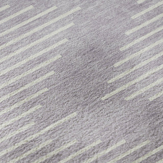 Piper Looms Mayfield Geometric AMF1016 Lavender Machine Washable Area Rug Swatch Image