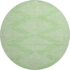 Piper Looms Mayfield Geometric AMF1016 Mint Machine Washable Area Rug Round Main Image