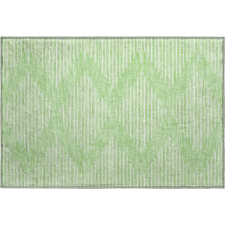 Piper Looms Mayfield Geometric AMF1016 Mint Machine Washable Area Rug Scatter Main Image