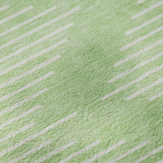 Piper Looms Mayfield Geometric AMF1016 Mint Machine Washable Area Rug Swatch Image