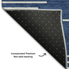 Piper Looms Mayfield Geometric AMF1016 Navy Machine Washable Area Rug Backing Image