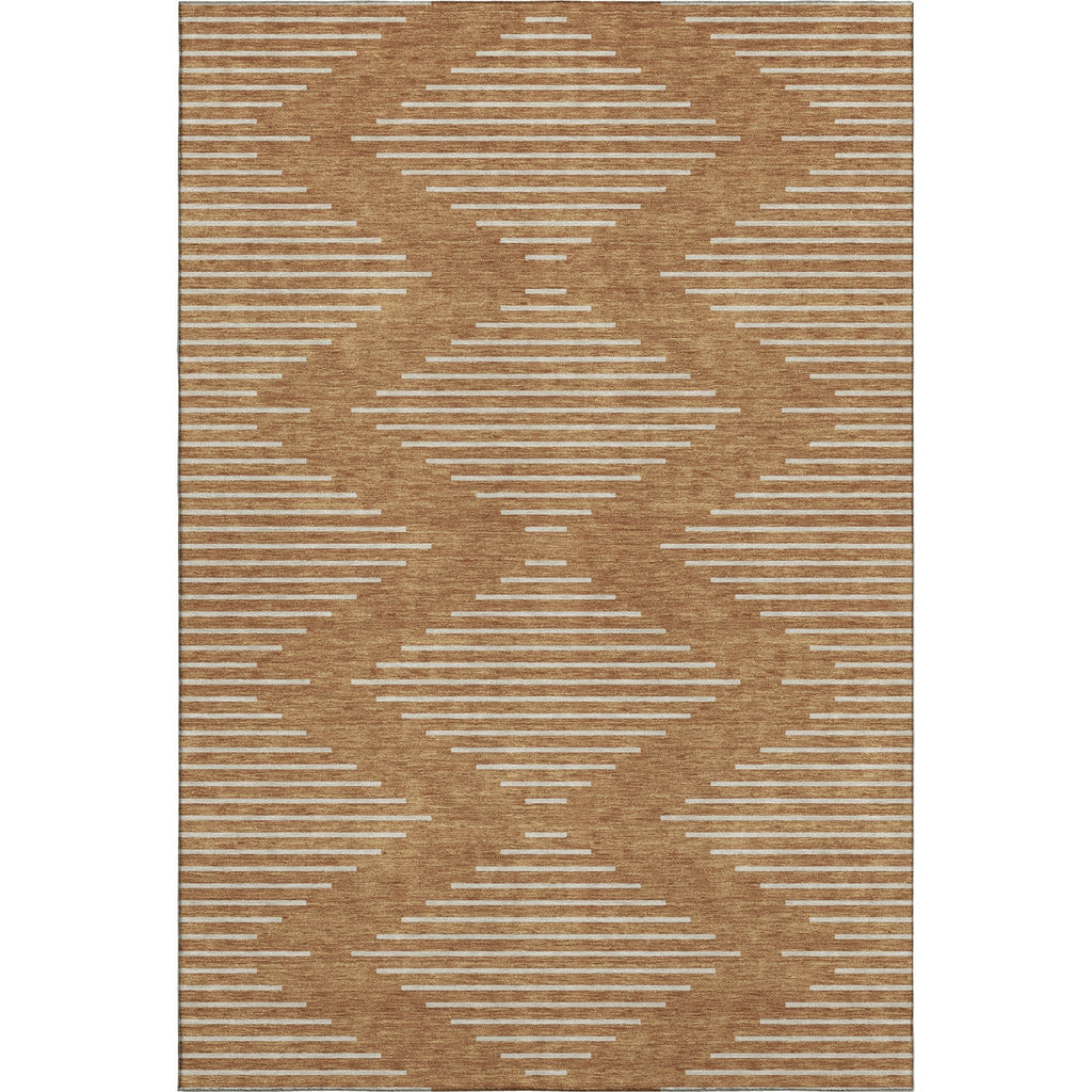 Piper Looms Mayfield Geometric AMF1016 Paprika Machine Washable Area Rug main image