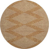 Piper Looms Mayfield Geometric AMF1016 Paprika Machine Washable Area Rug Round Main Image