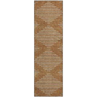 Piper Looms Mayfield Geometric AMF1016 Paprika Machine Washable Area Rug Runner Main Image