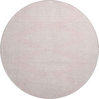 Piper Looms Mayfield Geometric AMF1016 Pink Machine Washable Area Rug Round Main Image