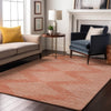 Piper Looms Mayfield Geometric AMF1016 Salmon Machine Washable Area Rug Lifestyle Image Feature