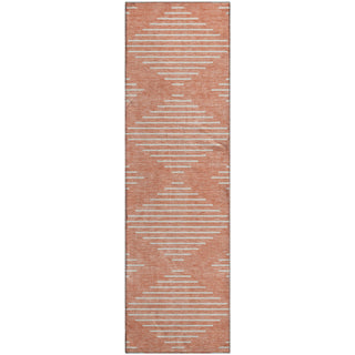 Piper Looms Mayfield Geometric AMF1016 Salmon Machine Washable Area Rug Runner Main Image