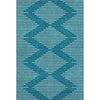 Piper Looms Mayfield Geometric AMF1016 Teal Machine Washable Area Rug main image