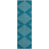 Piper Looms Mayfield Geometric AMF1016 Teal Machine Washable Area Rug Runner Main Image