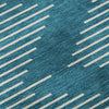 Piper Looms Mayfield Geometric AMF1016 Teal Machine Washable Area Rug Swatch Image