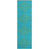 Piper Looms Mayfield Geometric AMF1017 Aqua Machine Washable Area Rug Runner Main Image