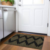 Piper Looms Mayfield Geometric AMF1017 Black Machine Washable Area Rug Scatter Lifestyle Image Feature