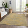 Piper Looms Mayfield Geometric AMF1017 Gold Machine Washable Area Rug Lifestyle Image Feature