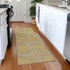 Piper Looms Mayfield Geometric AMF1017 Gold Machine Washable Area Rug Runner Lifestyle Image Feature
