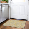 Piper Looms Mayfield Geometric AMF1017 Gold Machine Washable Area Rug Scatter Lifestyle Image Feature