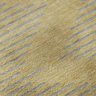 Piper Looms Mayfield Geometric AMF1017 Gold Machine Washable Area Rug Swatch Image