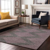 Piper Looms Mayfield Geometric AMF1017 Gray Machine Washable Area Rug Lifestyle Image Feature