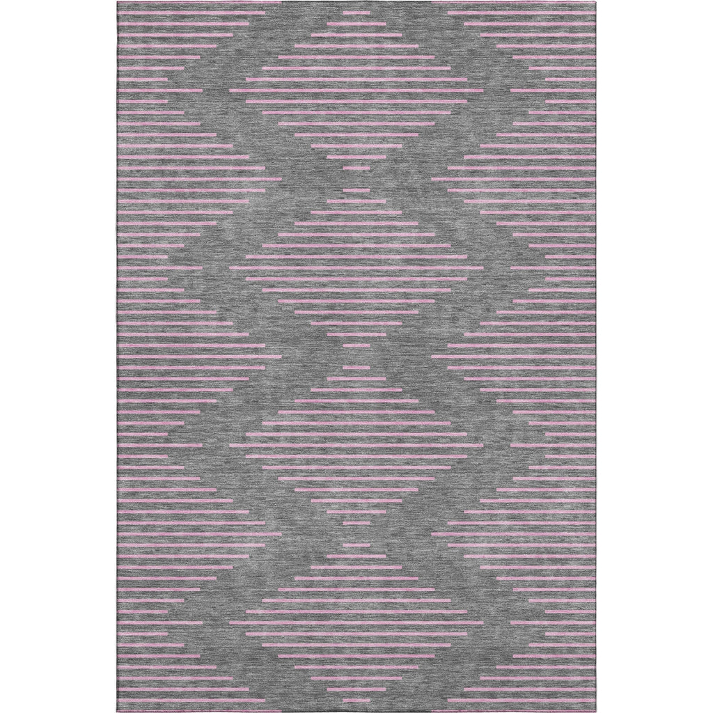 Piper Looms Mayfield Geometric AMF1017 Gray Machine Washable Area Rug main image