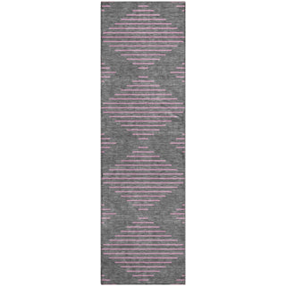 Piper Looms Mayfield Geometric AMF1017 Gray Machine Washable Area Rug Runner Main Image