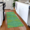 Piper Looms Mayfield Geometric AMF1017 Green Machine Washable Area Rug Runner Lifestyle Image Feature
