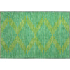 Piper Looms Mayfield Geometric AMF1017 Green Machine Washable Area Rug Scatter Main Image