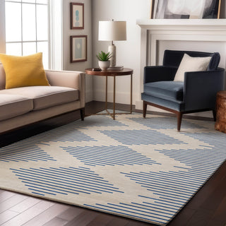 Piper Looms Mayfield Geometric AMF1017 Ivory Machine Washable Area Rug Lifestyle Image Feature