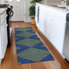 Piper Looms Mayfield Geometric AMF1017 Navy Machine Washable Area Rug Runner Lifestyle Image Feature