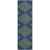 Piper Looms Mayfield Geometric AMF1017 Navy Machine Washable Area Rug Runner Main Image
