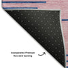 Piper Looms Mayfield Geometric AMF1017 Pink Machine Washable Area Rug Backing Image