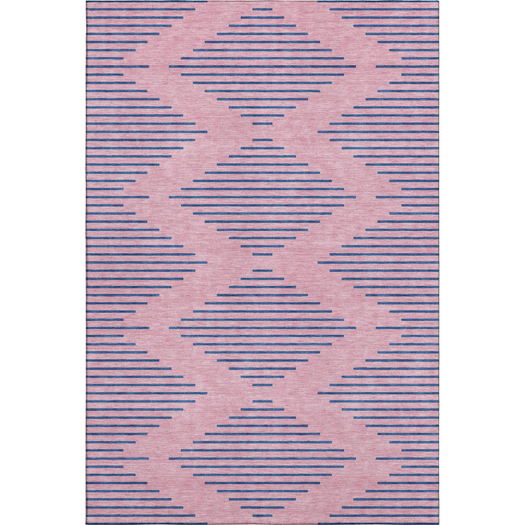 Piper Looms Mayfield Geometric AMF1017 Pink Machine Washable Area Rug main image