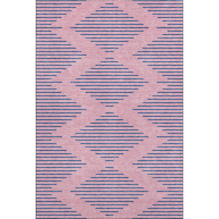Piper Looms Mayfield Geometric AMF1017 Pink Machine Washable Area Rug main image