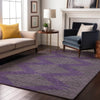 Piper Looms Mayfield Geometric AMF1017 Purple Machine Washable Area Rug Lifestyle Image Feature