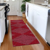 Piper Looms Mayfield Geometric AMF1017 Red Machine Washable Area Rug Runner Lifestyle Image Feature