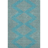 Piper Looms Mayfield Geometric AMF1017 Teal Machine Washable Area Rug main image