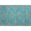 Piper Looms Mayfield Geometric AMF1017 Teal Machine Washable Area Rug Scatter Main Image