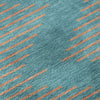Piper Looms Mayfield Geometric AMF1017 Teal Machine Washable Area Rug Swatch Image