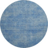 Piper Looms Mayfield Abstract AMF1018 Blue Machine Washable Area Rug Round Main Image