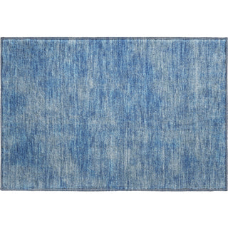 Piper Looms Mayfield Abstract AMF1018 Blue Machine Washable Area Rug Scatter Main Image