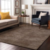 Piper Looms Mayfield Abstract AMF1018 Brown Machine Washable Area Rug Lifestyle Image Feature